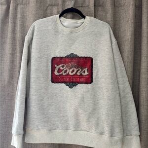Gray Coors Logo Sweatshirt
